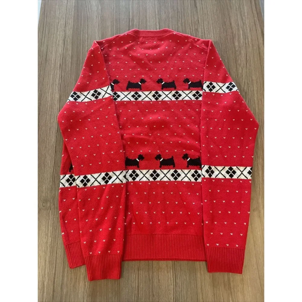 Charter Club‎ Sweater Men's Size Small Scottie Dog Holiday